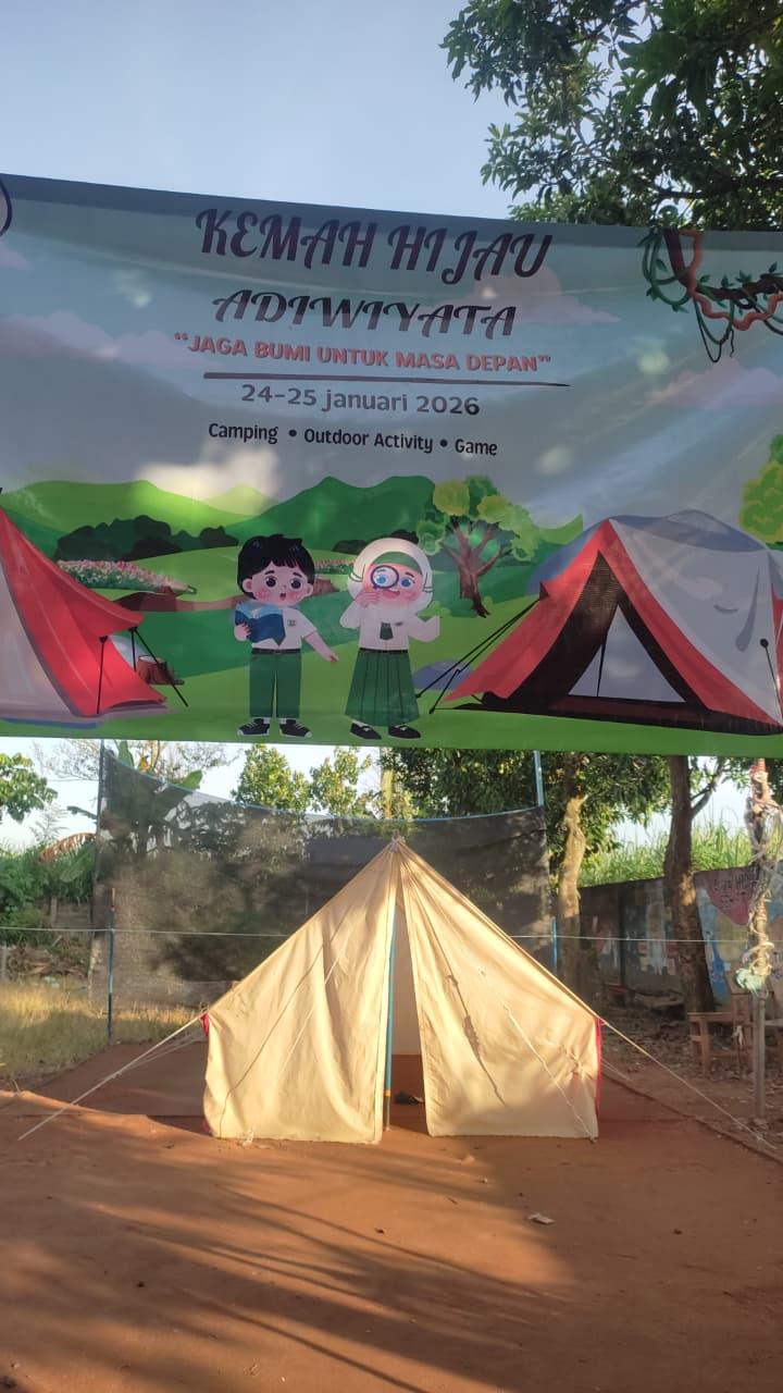 Kemah Hijau ADIWIYATA "Jaga Bumi Untuk Masa Depan"