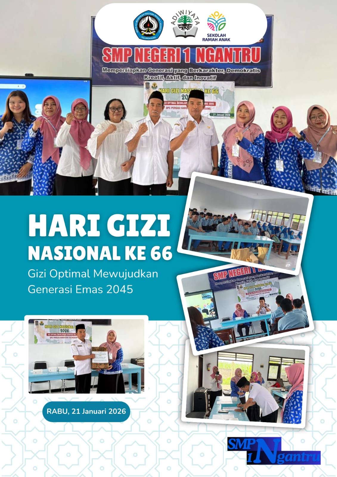 Hari Gizi Nasional Ke-66 "Gizi Optimal Mewujudkan Generasi Emas 2045"